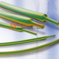 Yellow and Green Striped Flexible Flame Retardant Heat Shrink Tubing BH-2F(YG)